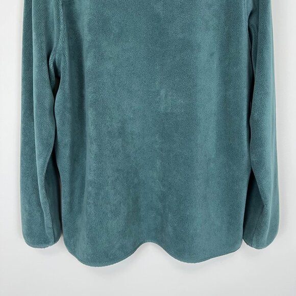 32 Degrees Heat Womens Midweight Snap Arctic Fleece Pullover Midnight Muse XL - Picture 12 of 16